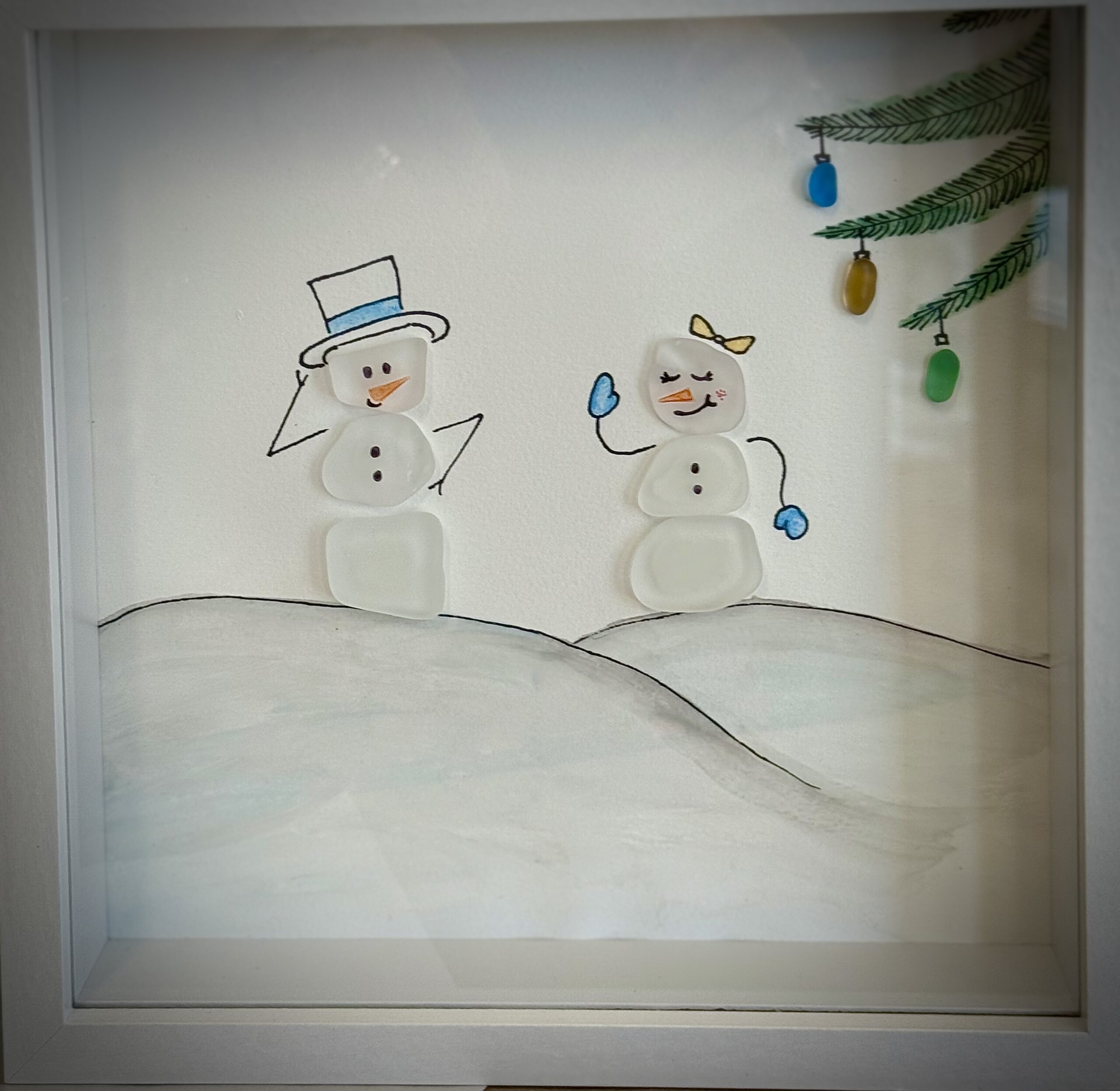 Sea Glass Workshop ~ SNOWMEN Edition