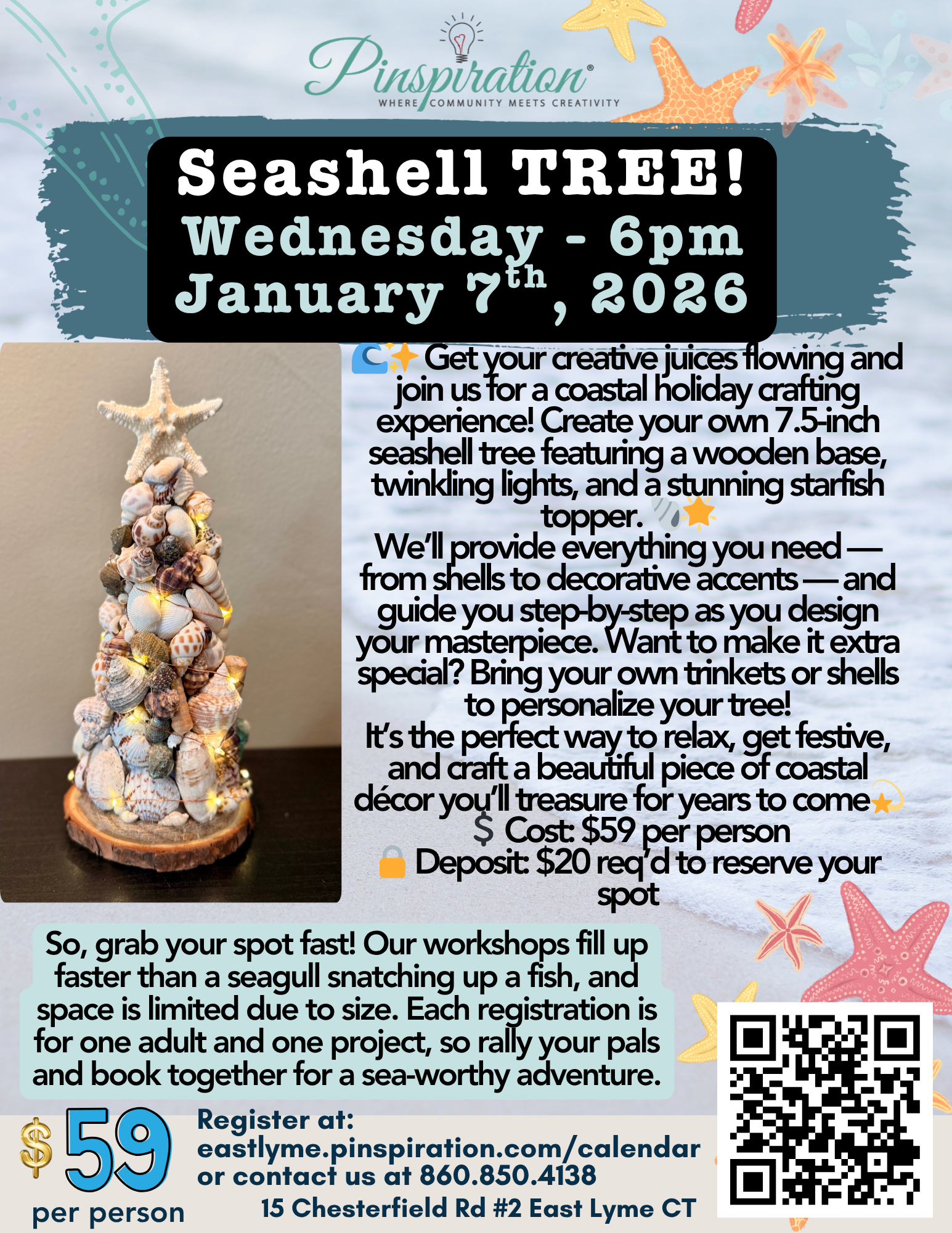 SEASHELL Tree Workshop!
